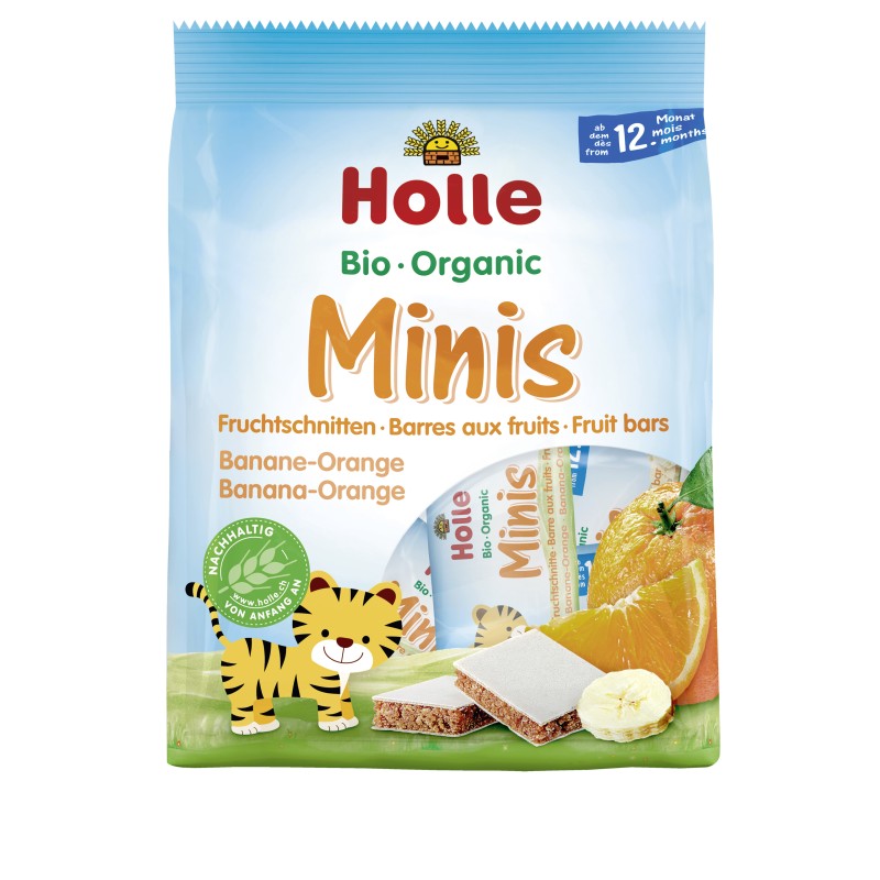 ECO Batoane mini cu banane si portocale 100g