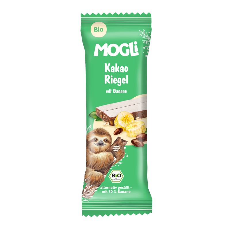 ECO Baton cu banane si cacao, Mogli, 25 g
