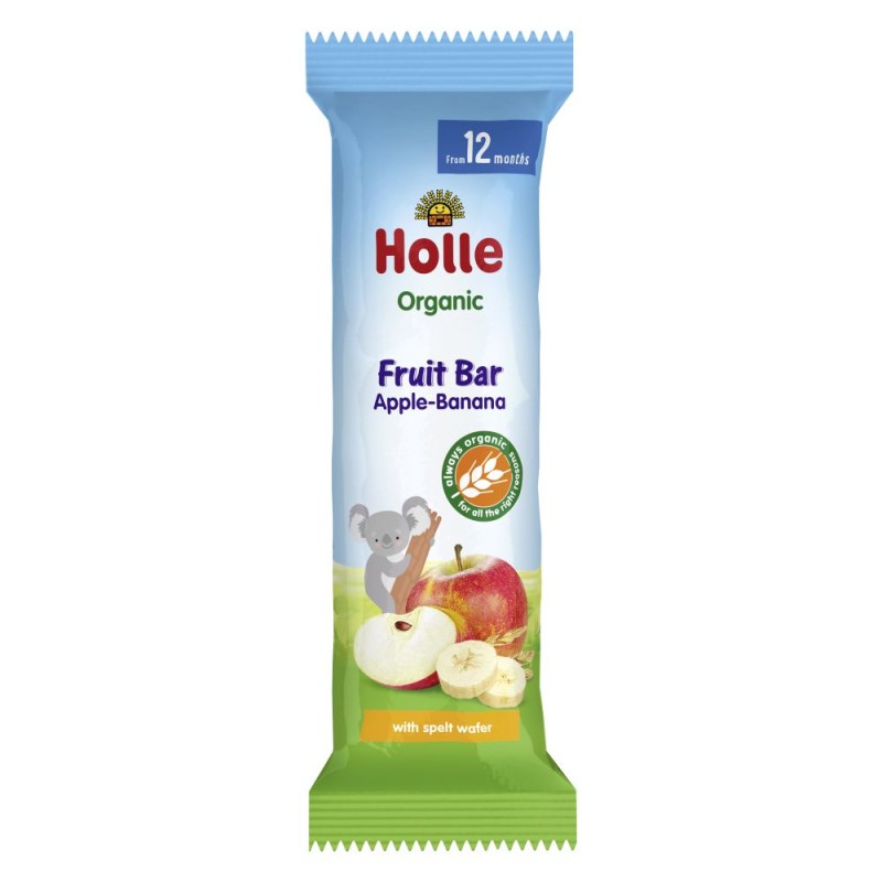 ECO Baton pentru copii cu fructe (mar si banana) 25g