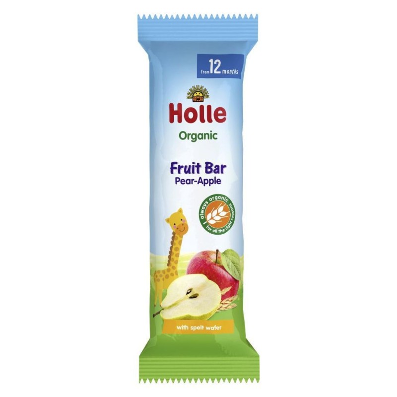 ECO Baton pentru copii cu fructe (mere si pere) 25g