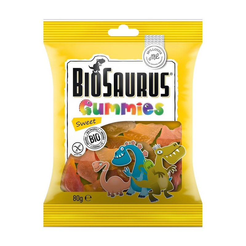 ECO Jeleuri Biosaurus aromate, dulci 80g