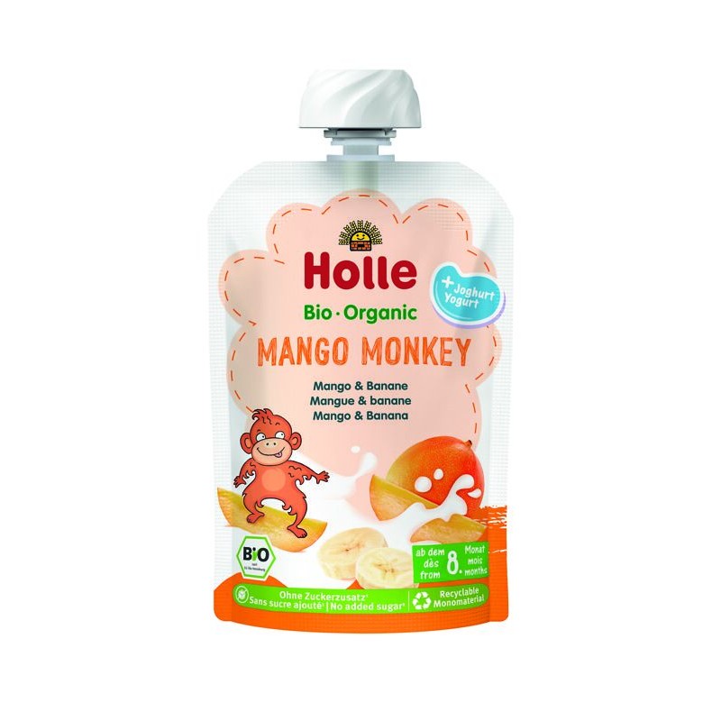 ECO Mango Monkey - Piure de mango cu iaurt 100g