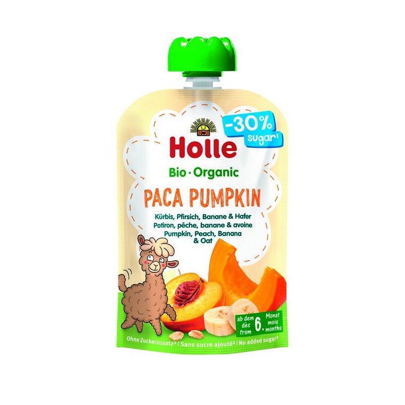 ECO Paca Pumpkin - Piure de dovleac cu piersici, banane si ovaz, 100g