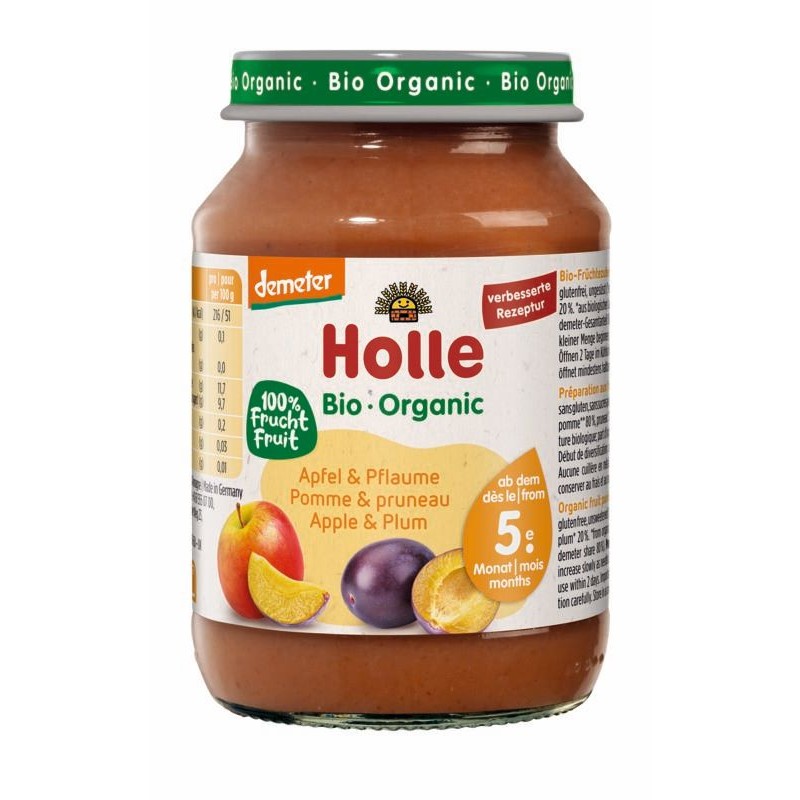 ECO Piure de mere si prune 190g