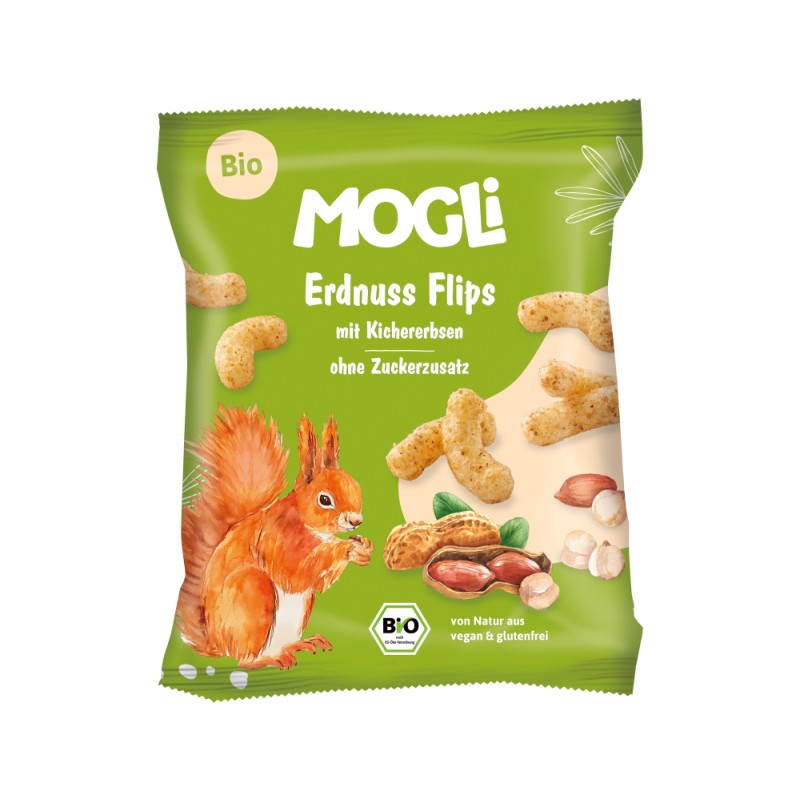 ECO Pufuleti cu arahide, Mogli, 30g