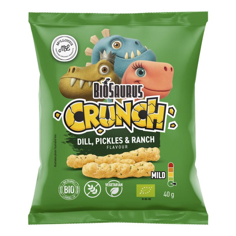 ECO Snacks din porumb cu aroma de marar, muraturi si dressing in stil ranch, 40g