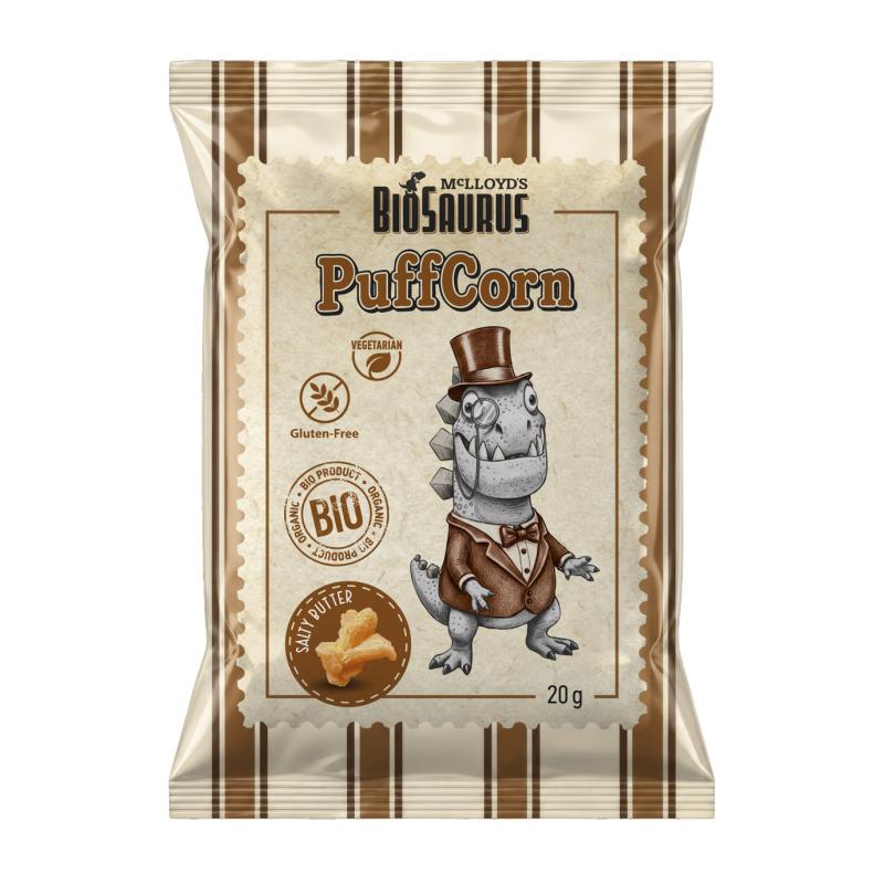 ECO Snacks din porumb cu aroma de unt sarat, 20g