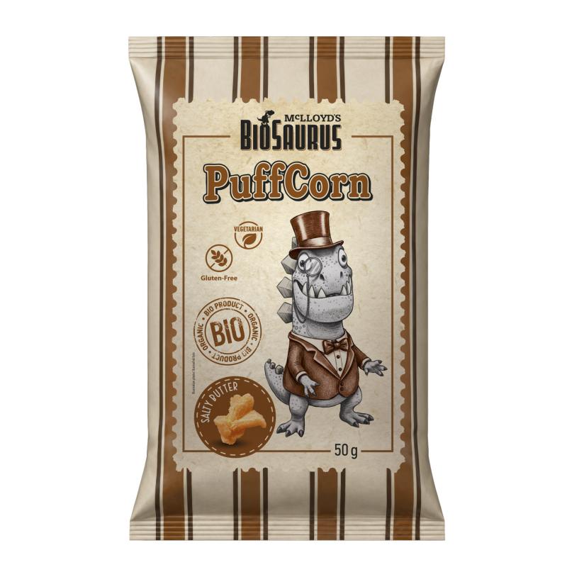 ECO Snacks din porumb cu aroma de unt sarat, 50g