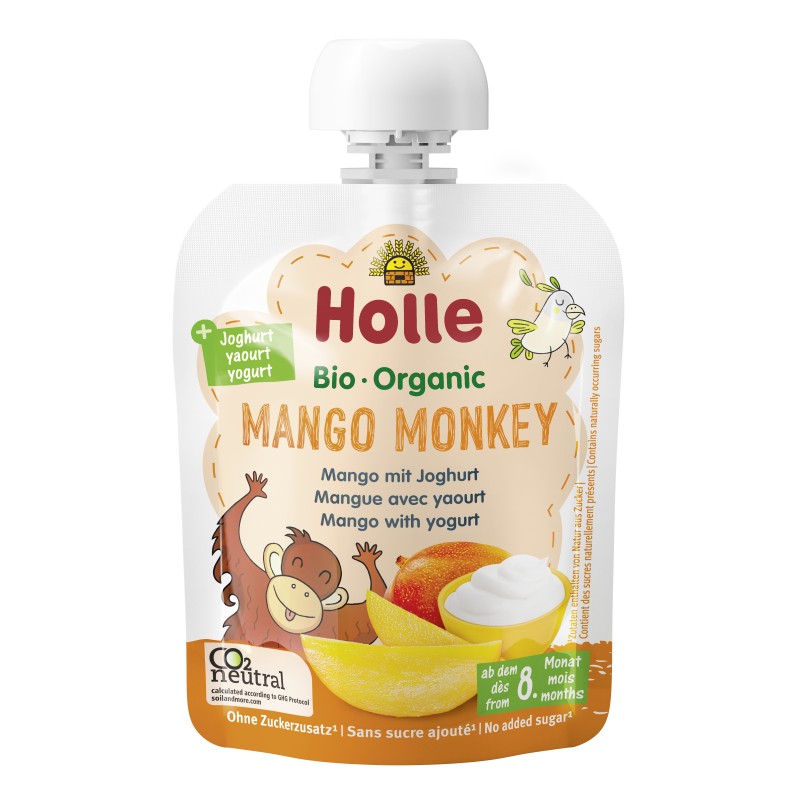 ECO Mango Monkey - Piure de mango cu iaurt 85g