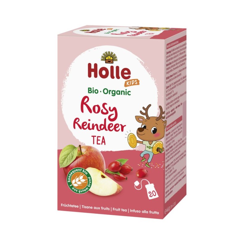 ECO Ceai de fructe si plante pentru copii Rosy Reindeer 44g