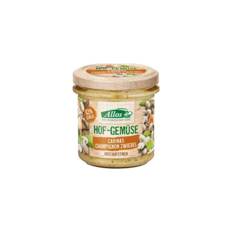 ECO Crema tartinabila vegan cu ciuperci si ceapa 135g
